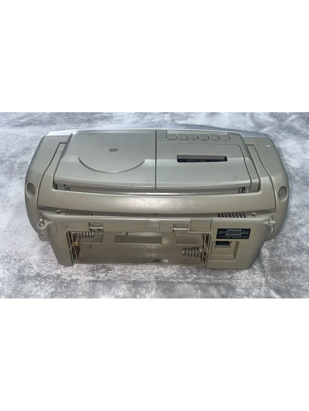 Sony CFD-S22 CD AM/FM Radio Cassette Mega Bass Boombox Works